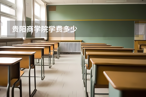 贵阳商学院学费多少