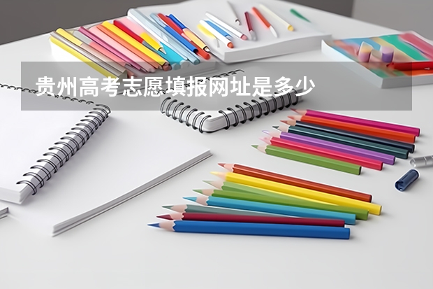 贵州高考志愿填报网址是多少