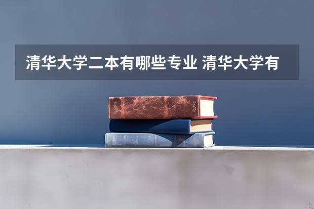 清华大学二本有哪些专业 清华大学有哪些专业？