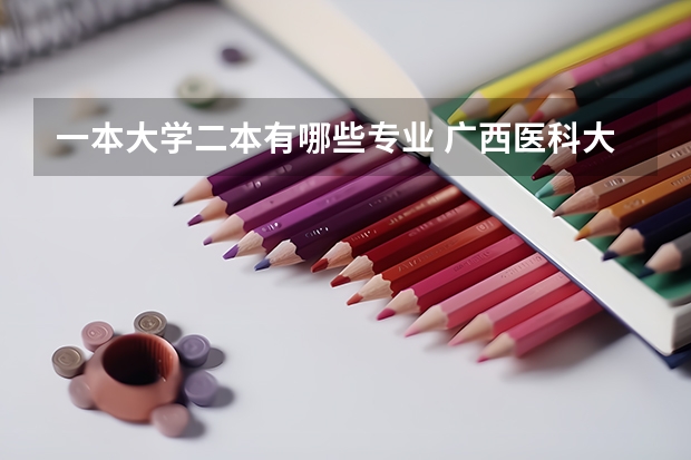 一本大学二本有哪些专业 广西医科大学本科里二本专业有哪些?