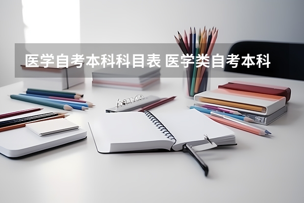 医学自考本科科目表 医学类自考本科有些什么科目？