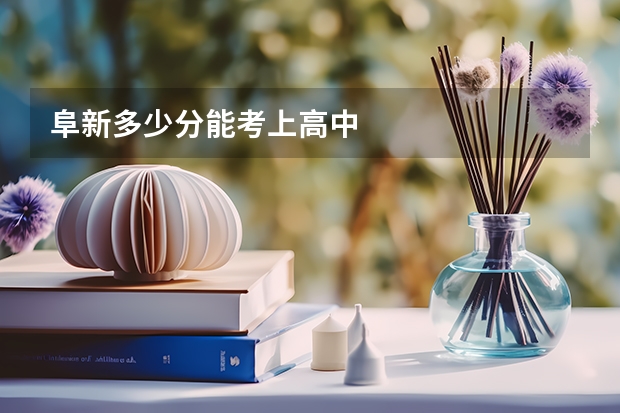 阜新多少分能考上高中