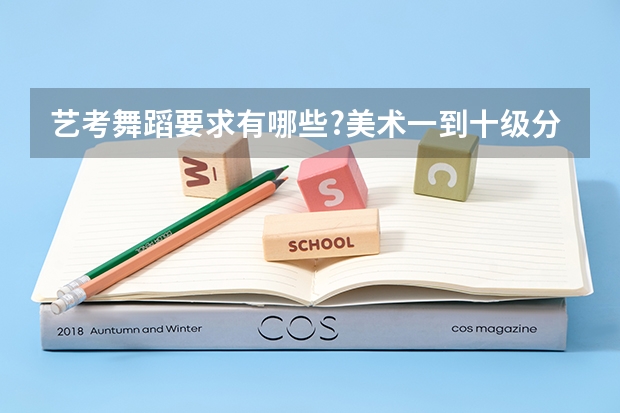 艺考舞蹈要求有哪些?美术一到十级分别考什么?