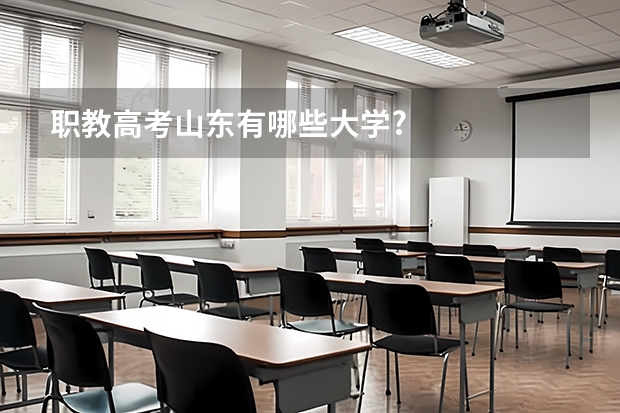 职教高考山东有哪些大学?