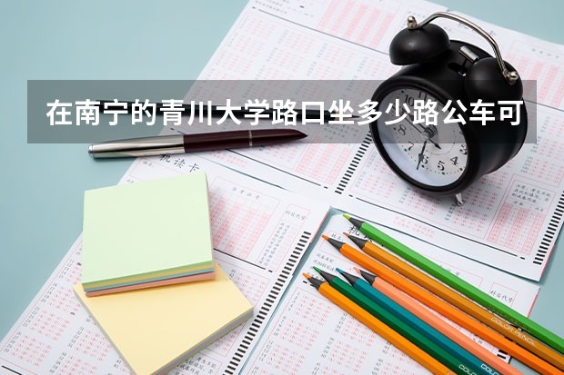 在南宁的青川大学路口坐多少路公车可到横阳路白苍岭市场？