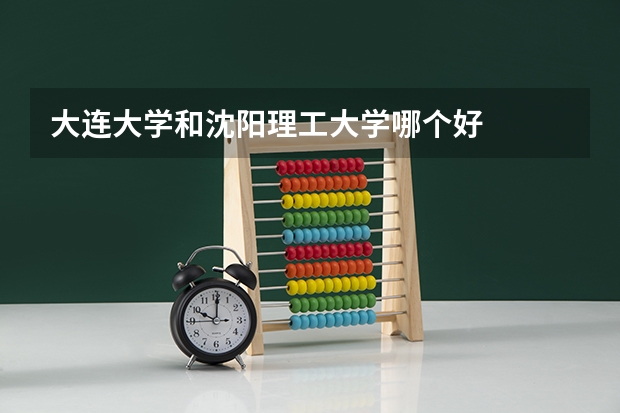 大连大学和沈阳理工大学哪个好