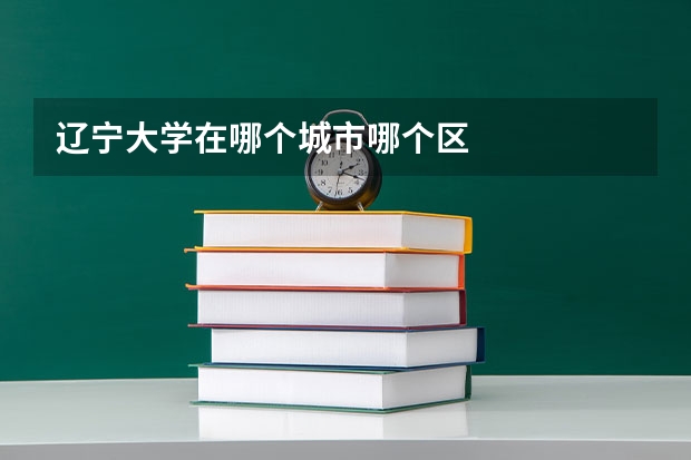 辽宁大学在哪个城市哪个区