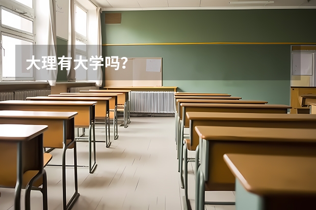 大理有大学吗？