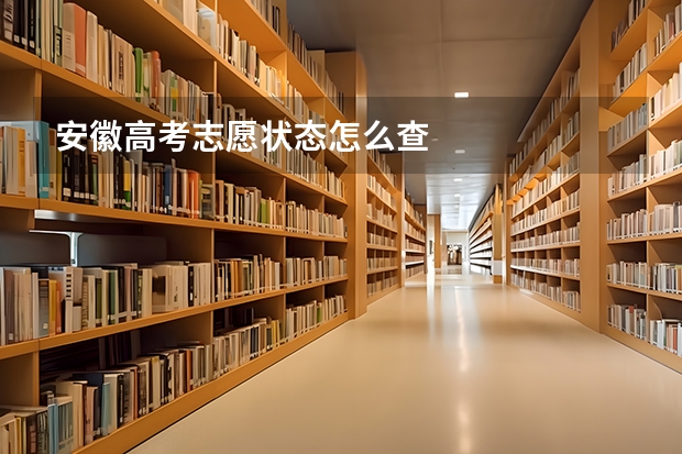 安徽高考志愿状态怎么查