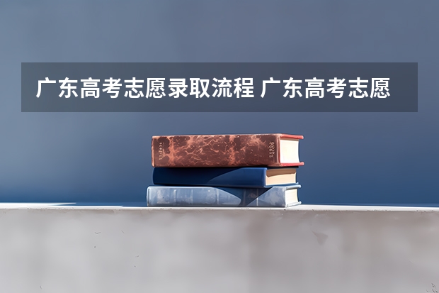 广东高考志愿录取流程 广东高考志愿填报确认页面是怎样的