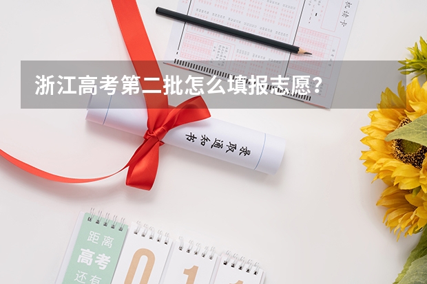 浙江高考第二批怎么填报志愿？