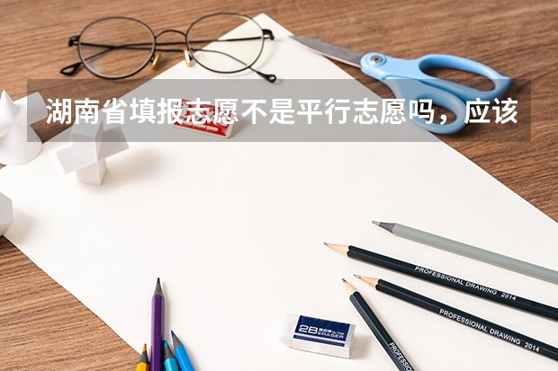湖南省填报志愿不是平行志愿吗，应该怎么填，学校的顺序应该怎么排列，交换顺序有没有影响啊，我今年高考