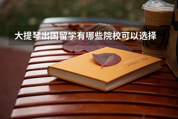 大提琴出国留学有哪些院校可以选择