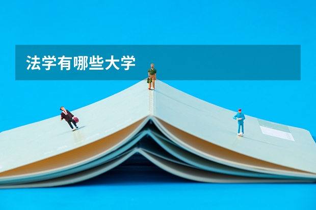 法学有哪些大学