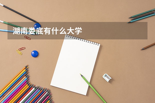 湖南娄底有什么大学
