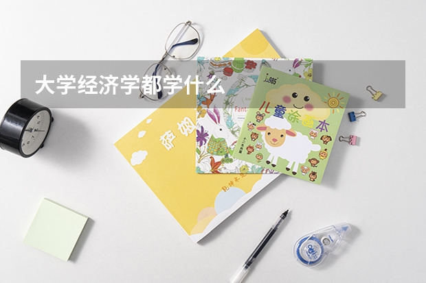 大学经济学都学什么