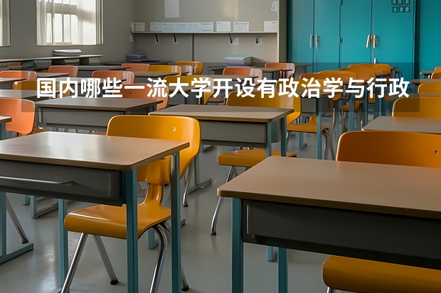 国内哪些一流大学开设有政治学与行政学专业？