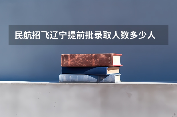 民航招飞辽宁提前批录取人数多少人