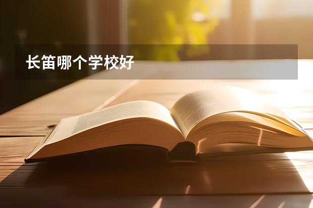 长笛哪个学校好