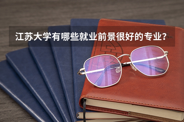 江苏大学有哪些就业前景很好的专业？