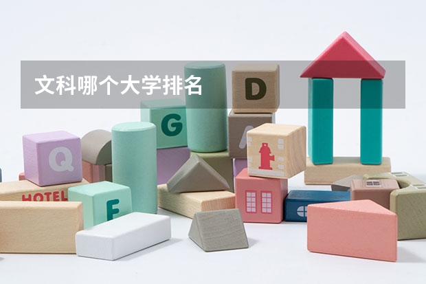 文科哪个大学排名