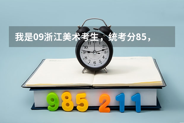 我是09浙江美术考生，统考分85，文化分估计520左右，文科，请问有什么学校、专业可填？
