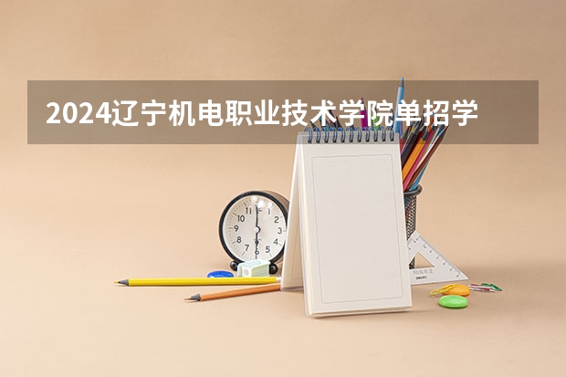 2024辽宁机电职业技术学院单招学费多少钱一年