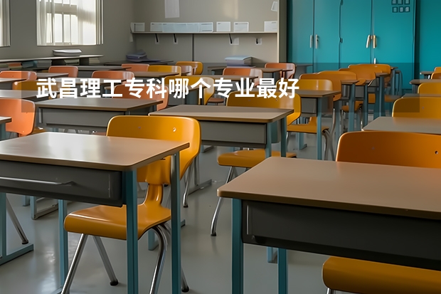 武昌理工专科哪个专业最好