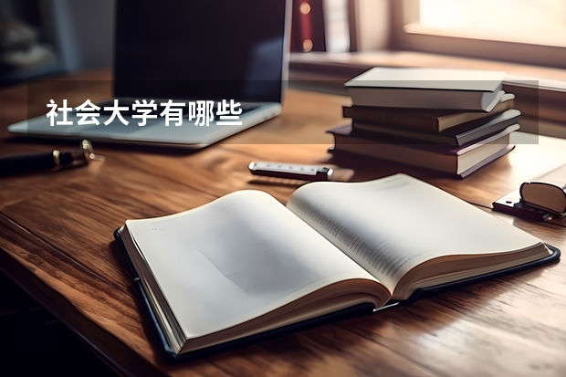 社会大学有哪些
