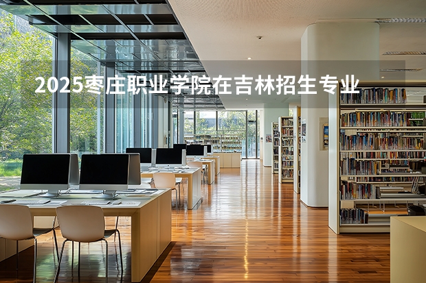 2025枣庄职业学院在吉林招生专业有哪些 ？（2026参考）