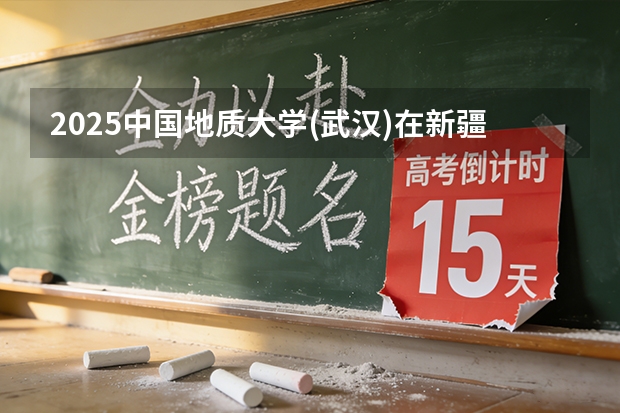 2025中国地质大学(武汉)在新疆招生专业有哪些 ？（2026参考）