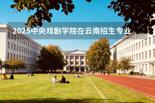 2025中央戏剧学院在云南招生专业有哪些 ？（2026参考）